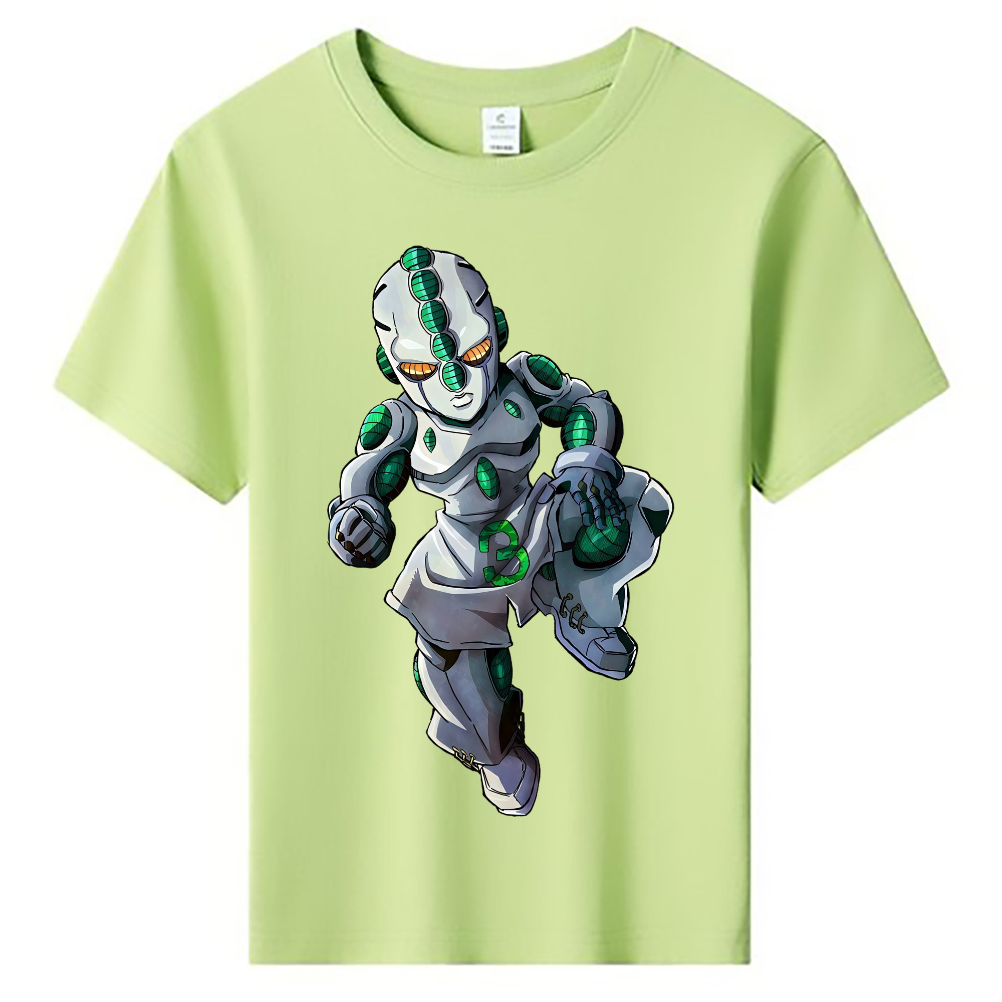 （画像用） ジョジョの奇妙な冒険 広瀨康一 JoJo's Bizarre Adventure Hirose Koichi 綿100％キッズTシャツ（フロントプリント）